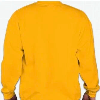 DNB High Fashion Collage Crew Neck Sweatshirt (Yellow)