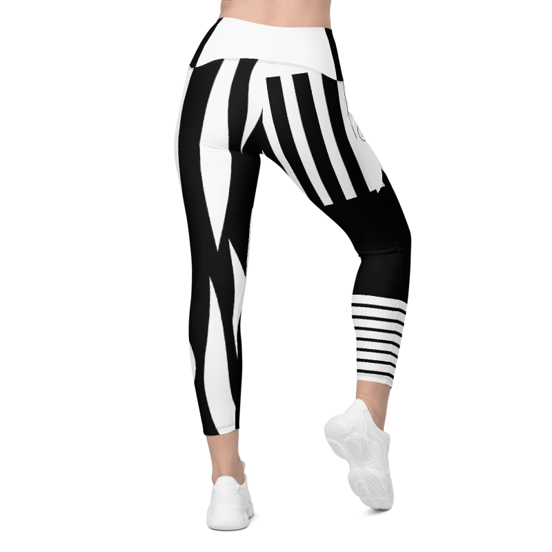 DNB Monochrome Geometric Leggings