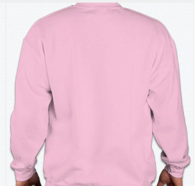 DNB High Fashion Collage Crew Neck Sweatshirt (Light Pink)
