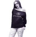 DNB Off the shoulder Sweatshirt (Black)