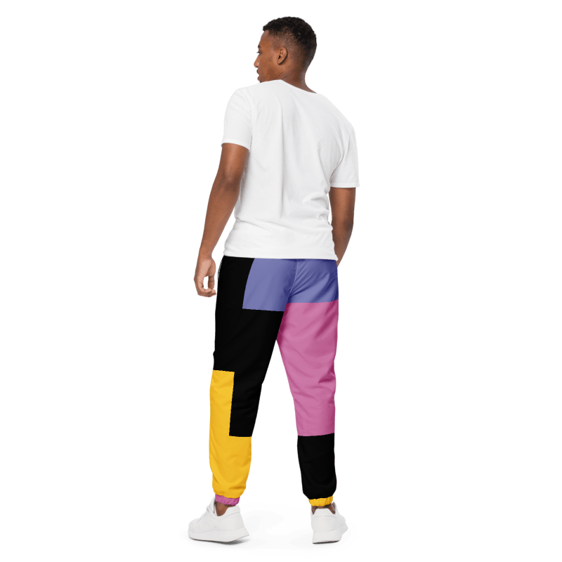 DNB Unisex Vibrant Color Block Joggers