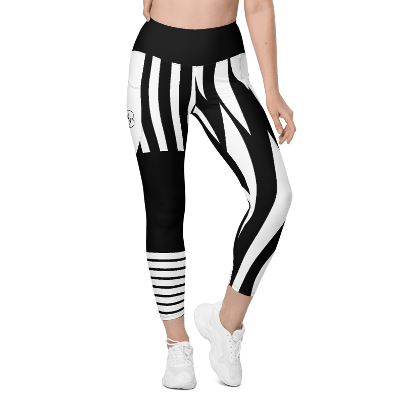 DNB Monochrome Geometric Leggings