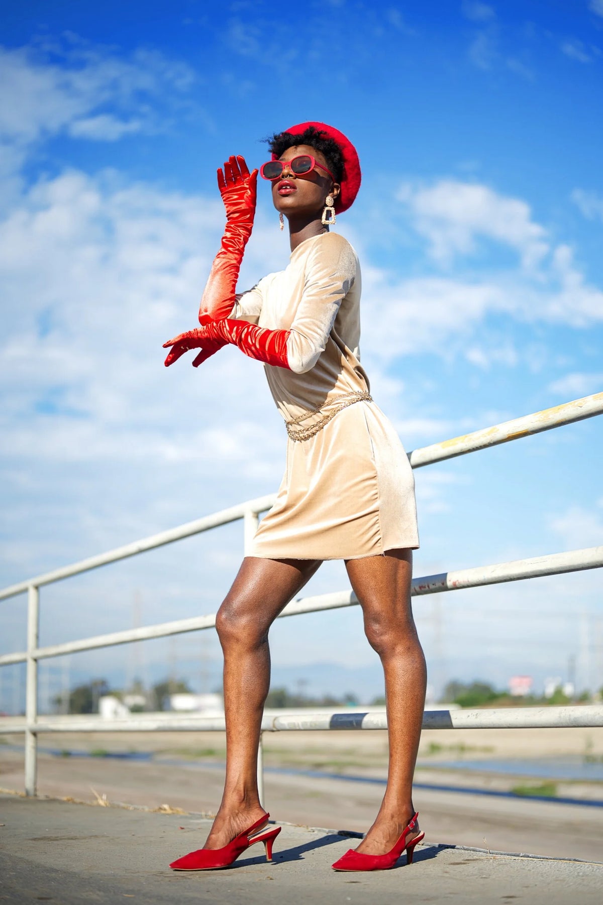 Fall into Fabulous Twiggy Dress “Nude”