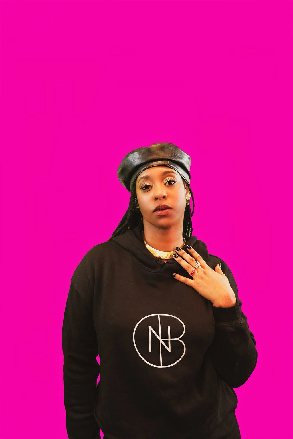 DNB Cropped Hoodie