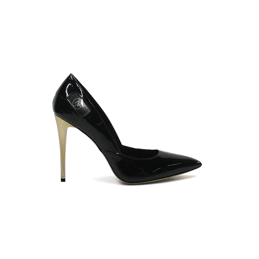 DNB Signature Black Patent Leather Pumps
