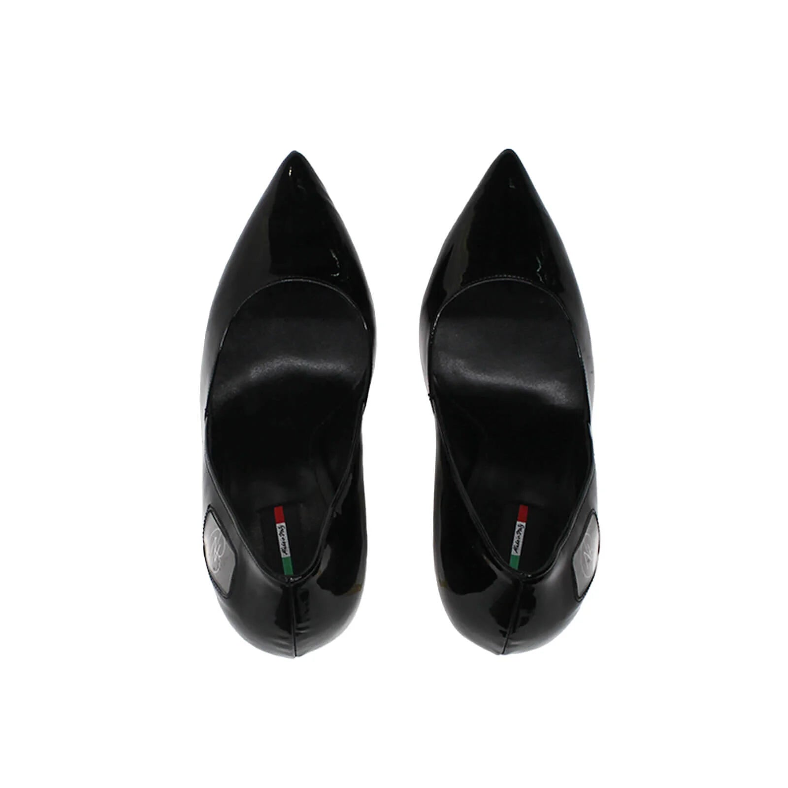 DNB Signature Black Patent Leather Pumps