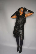 Fall into Fabulous Short Phoebe evening Dress “Black”