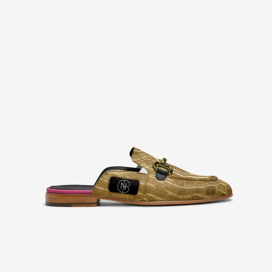 DNB Crocodile Rich Slipper