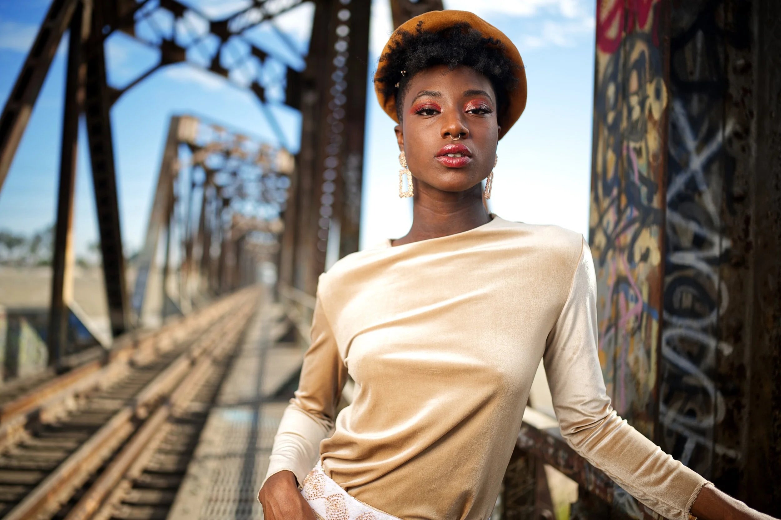 Fall into Fabulous Velvet top “Nude”