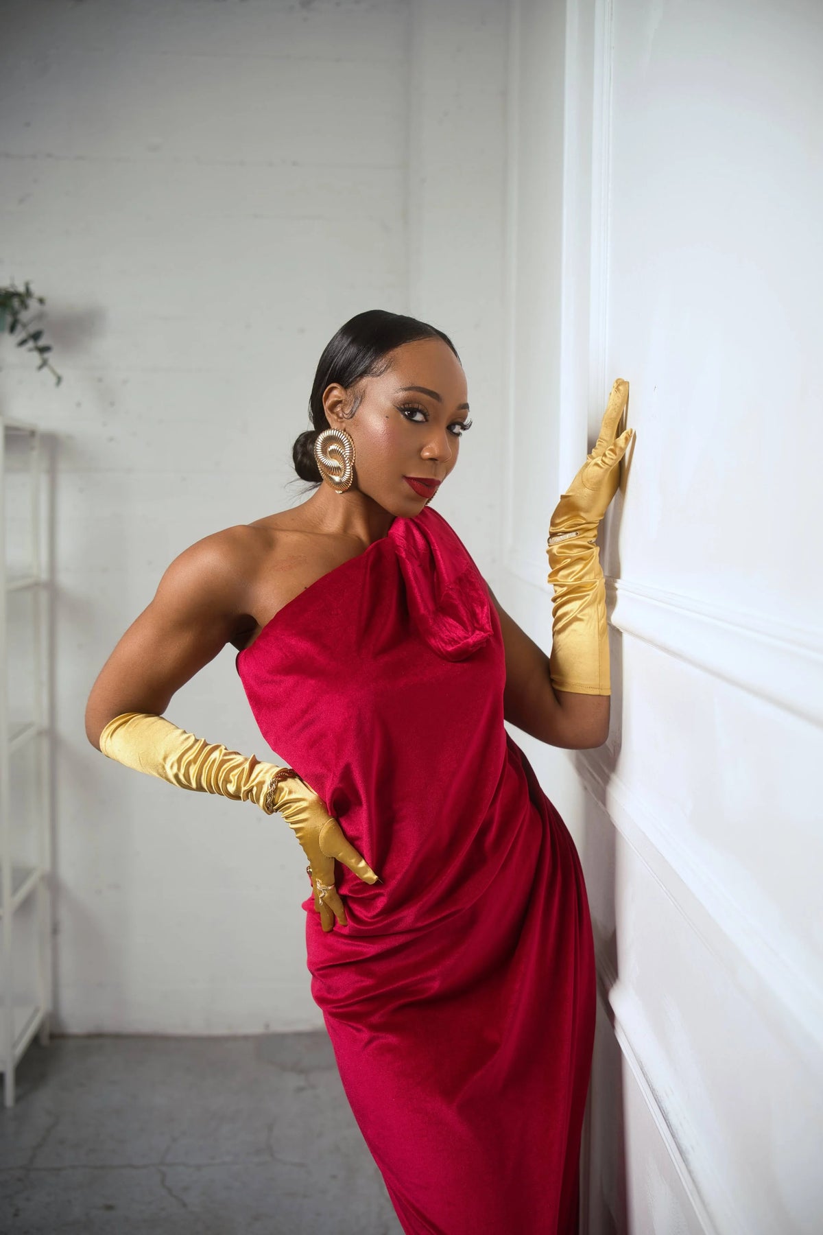 DNB's Christine Floor Length Evening Gown