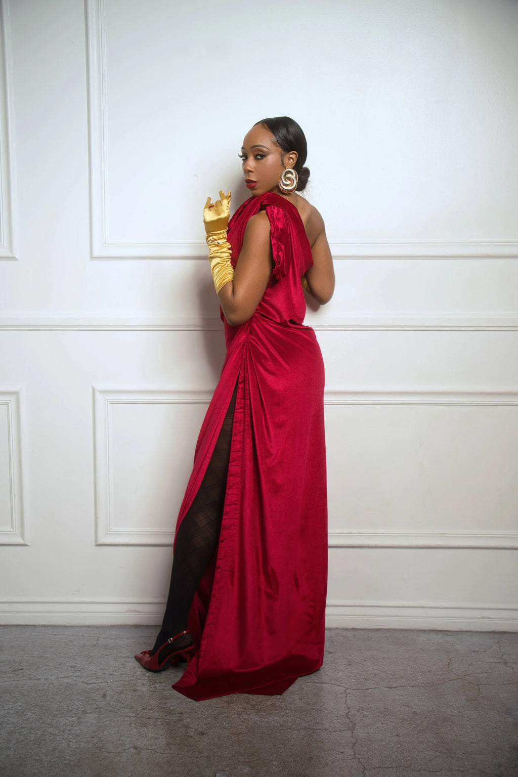 DNB's Christine Floor Length Evening Gown