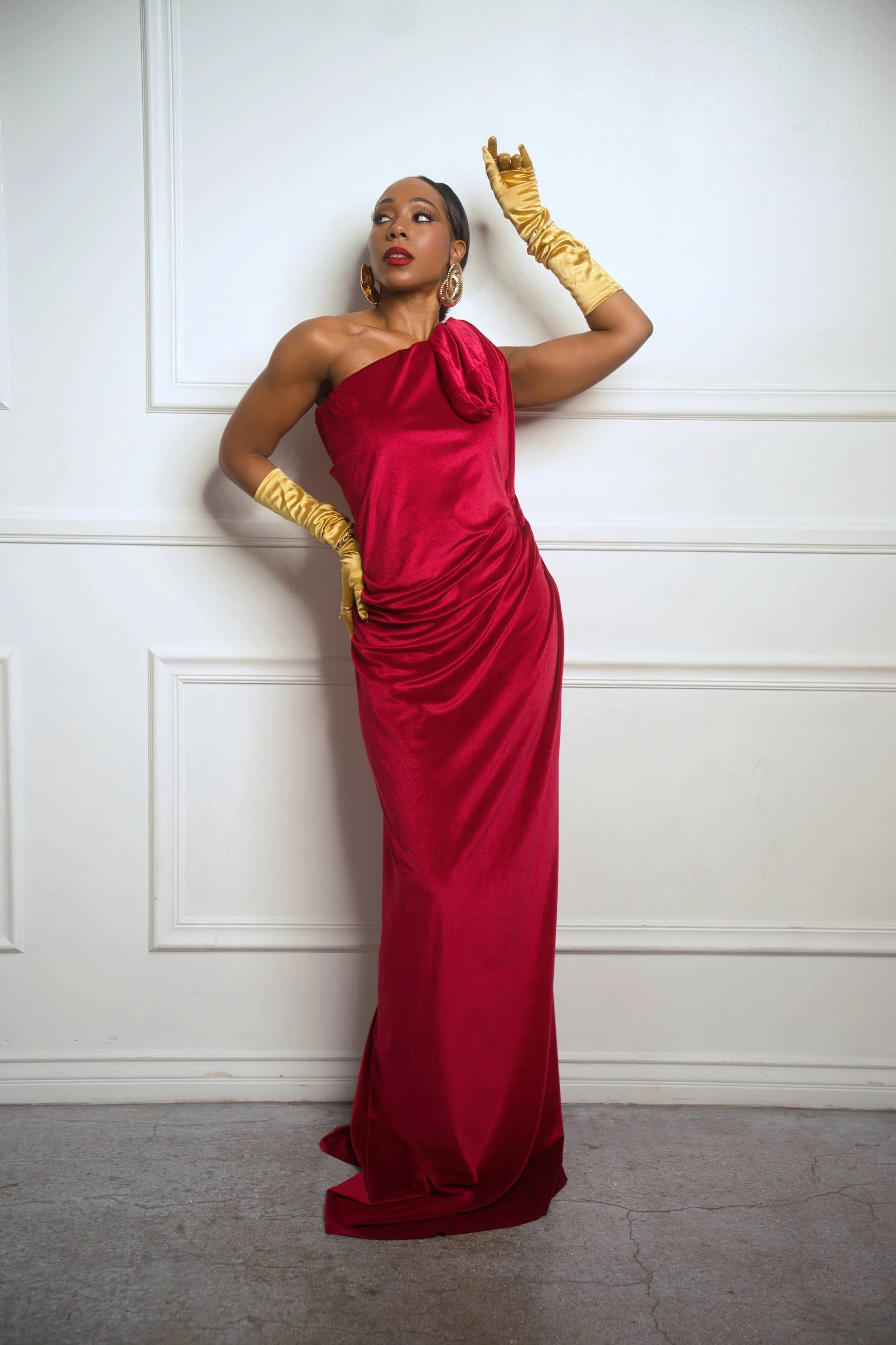 DNB's Christine Floor Length Evening Gown
