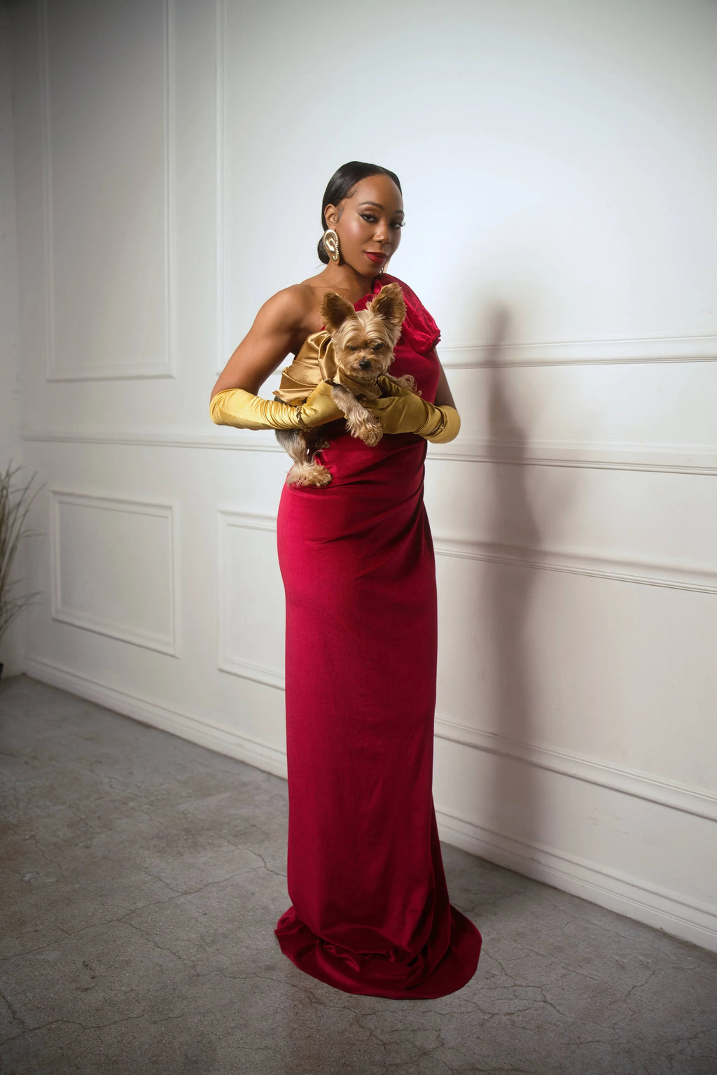 DNB's Christine Floor Length Evening Gown