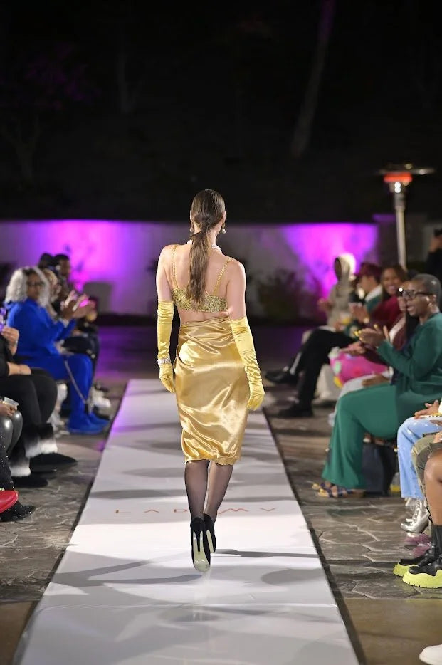 DNB's Elise Draped Skirt Set