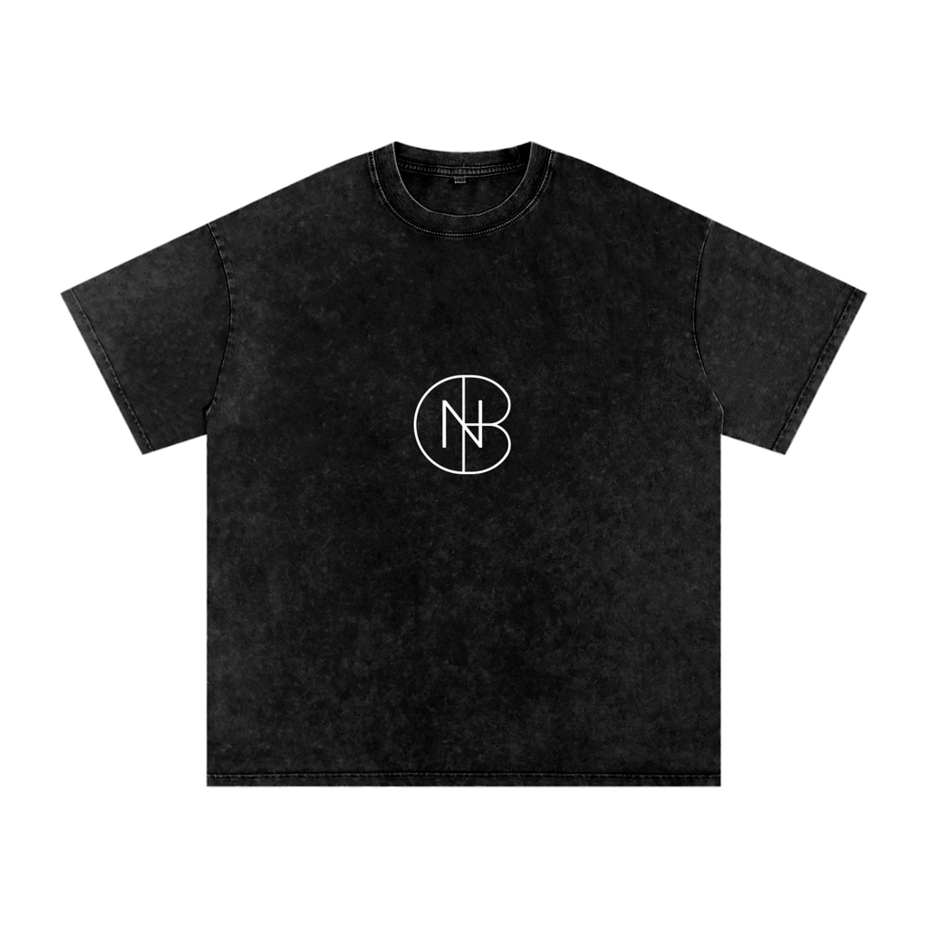 DNB Unisex Snow Washed Oversized Crew Neck