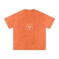 DNB Unisex Snow Washed Oversized Crew Neck