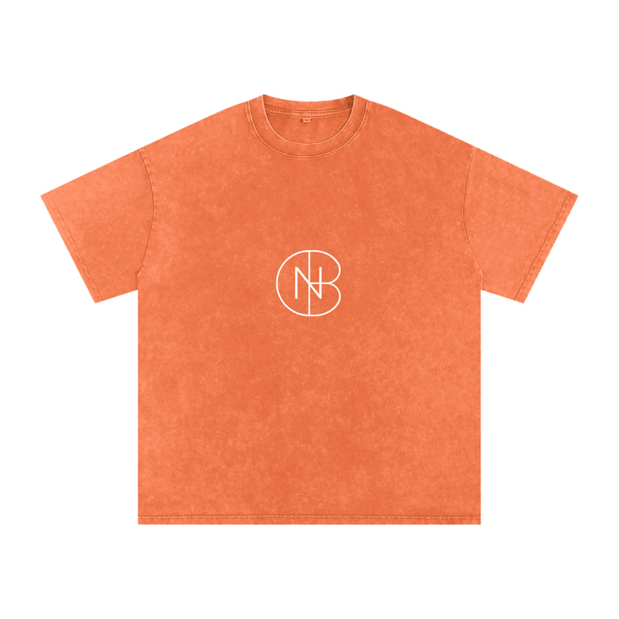 DNB Unisex Snow Washed Oversized Crew Neck