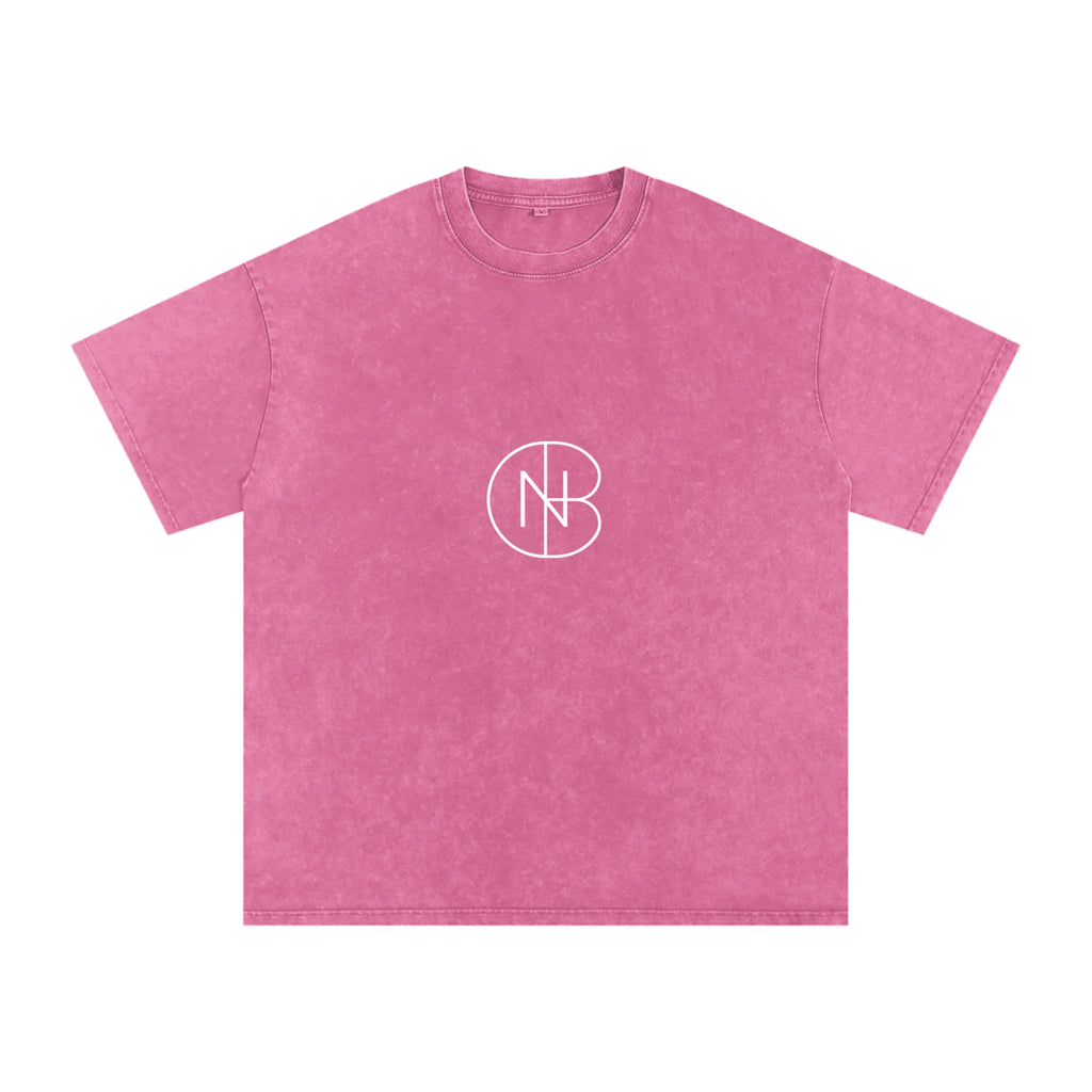 DNB Unisex Snow Washed Oversized Crew Neck