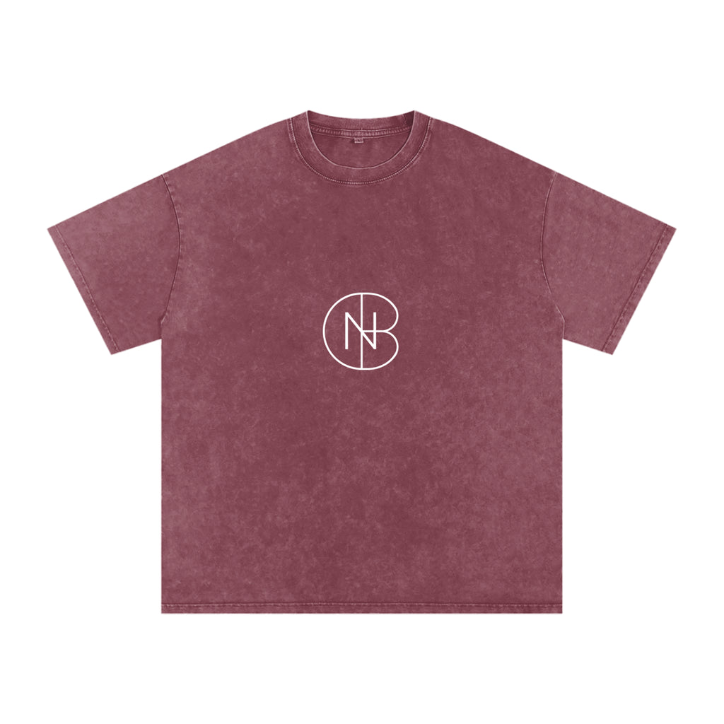 DNB Unisex Snow Washed Oversized Crew Neck