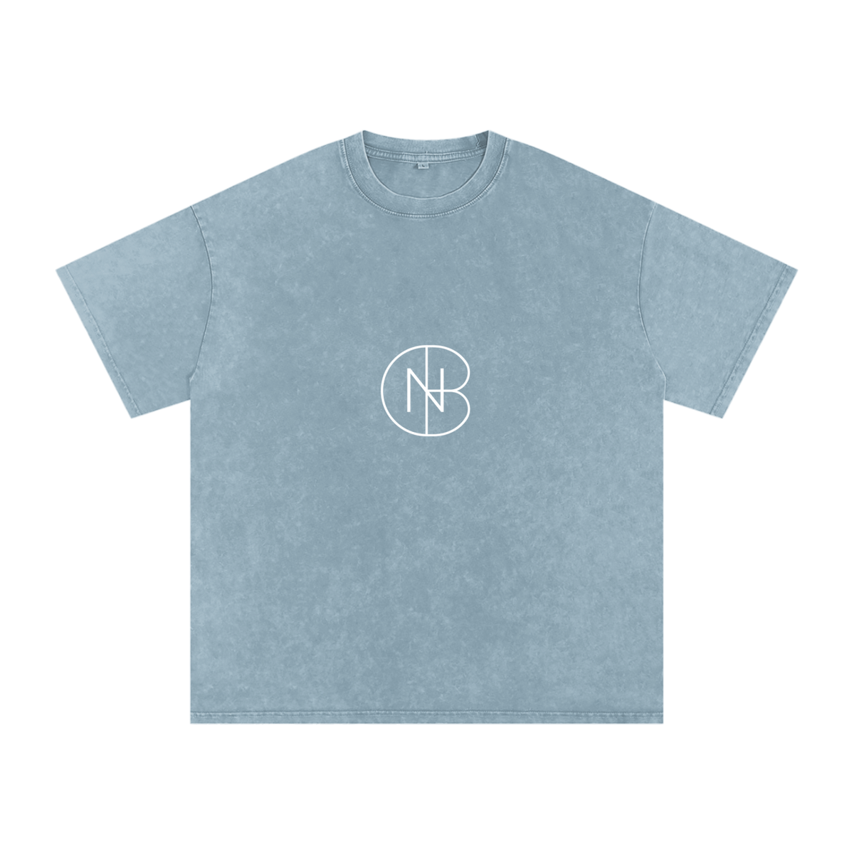 DNB Unisex Snow Washed Oversized Crew Neck