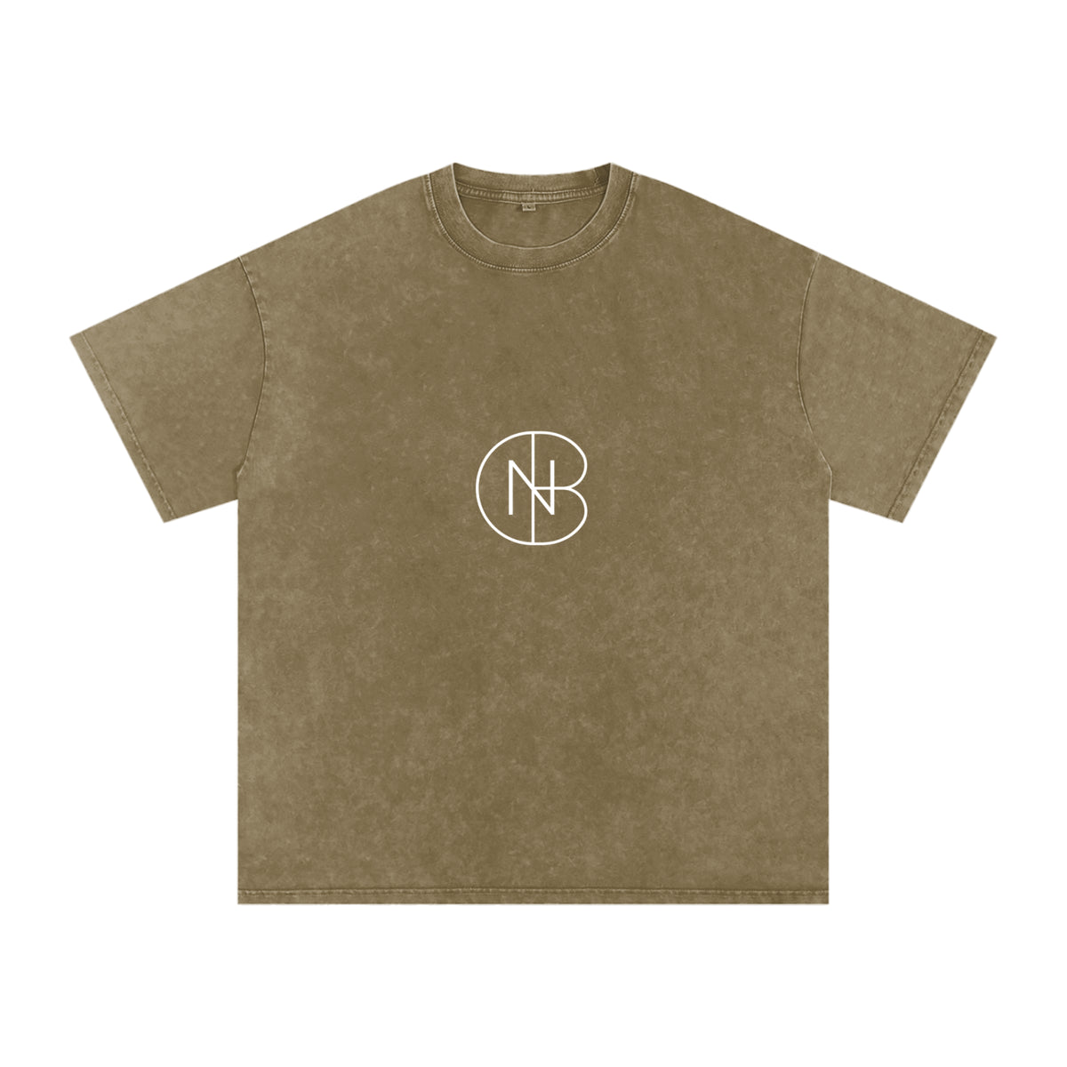 DNB Unisex Snow Washed Oversized Crew Neck
