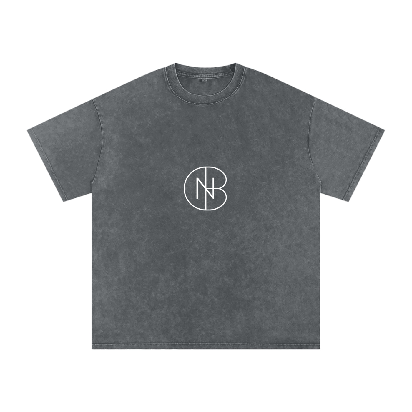 DNB Unisex Snow Washed Oversized Crew Neck