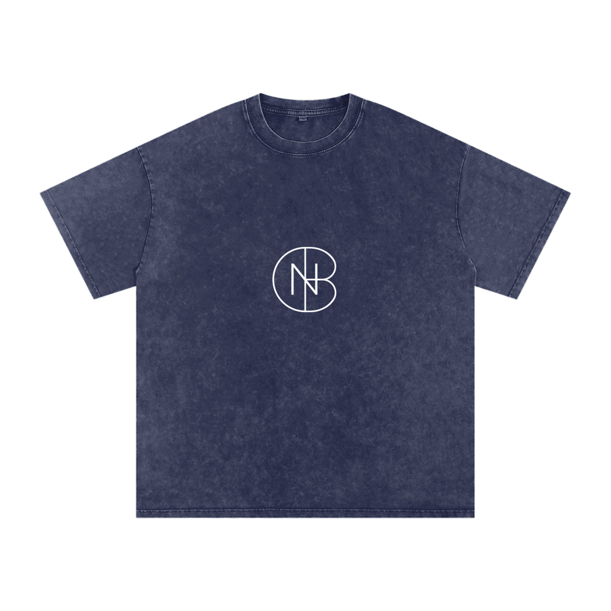 DNB Unisex Snow Washed Oversized Crew Neck