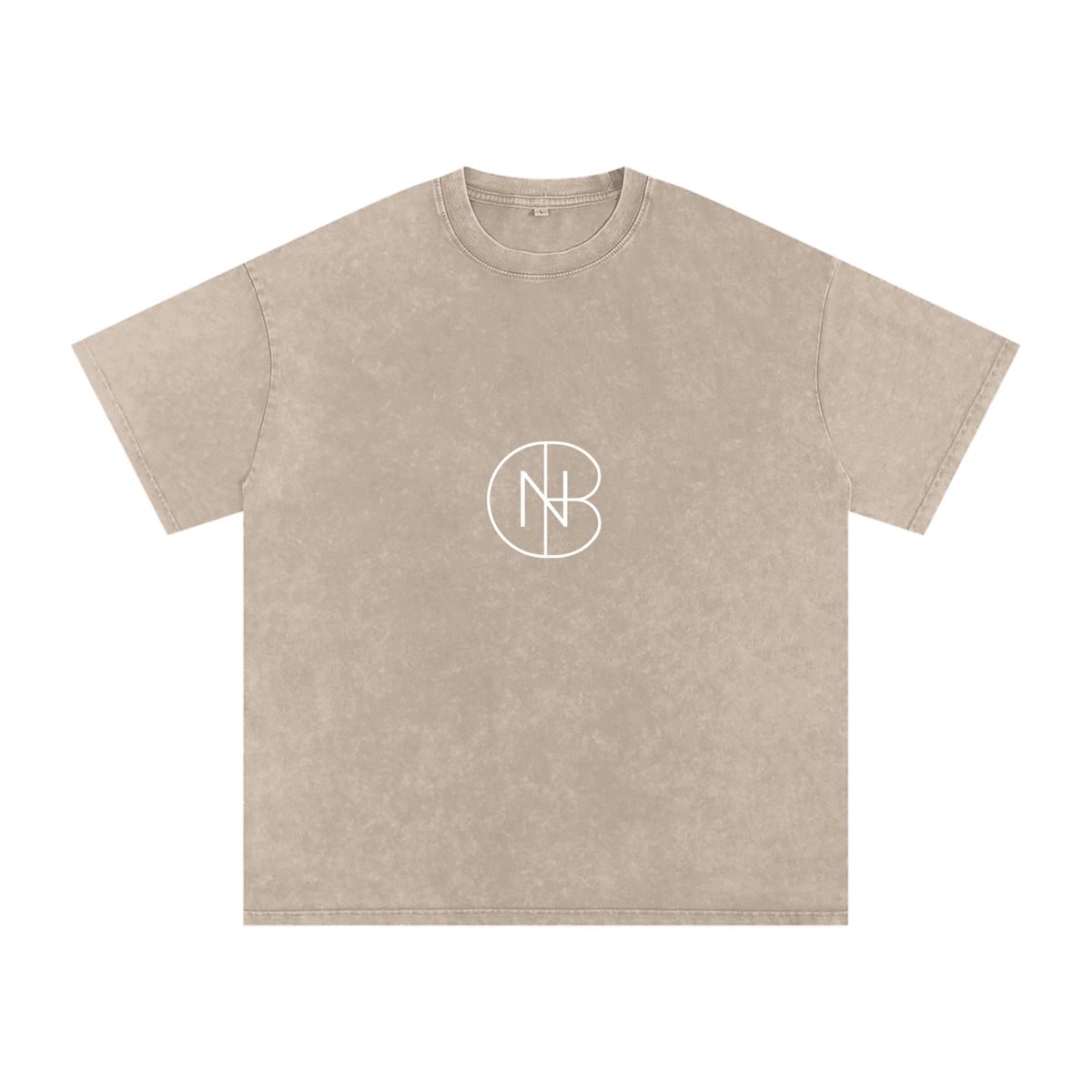 DNB Unisex Snow Washed Oversized Crew Neck
