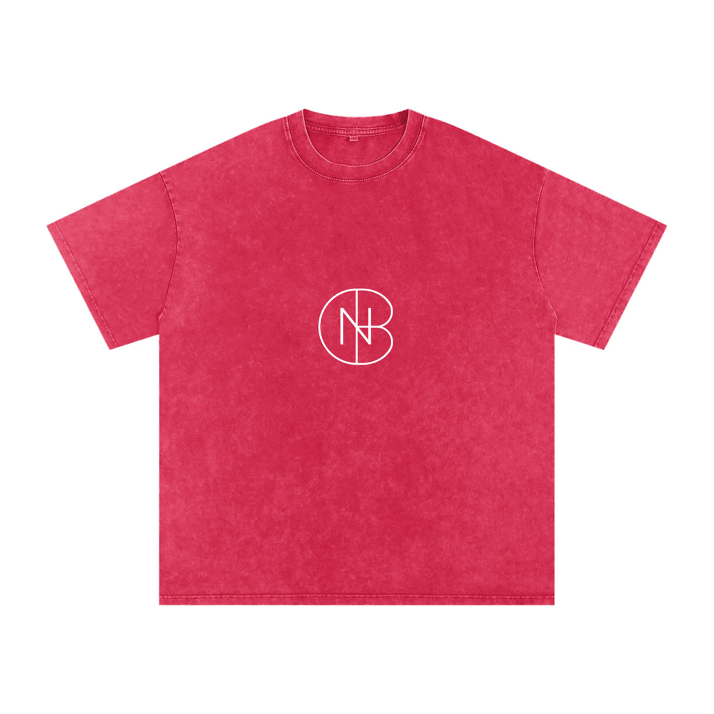 DNB Unisex Snow Washed Oversized Crew Neck