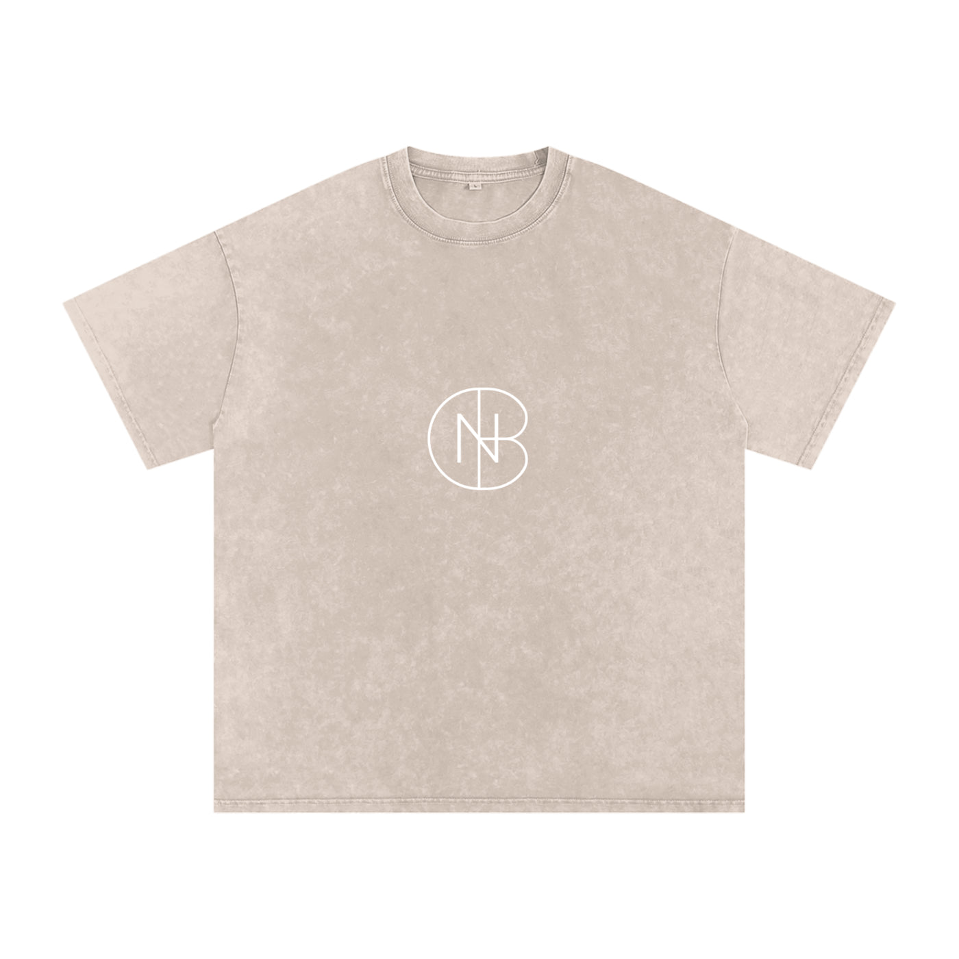 DNB Unisex Snow Washed Oversized Crew Neck