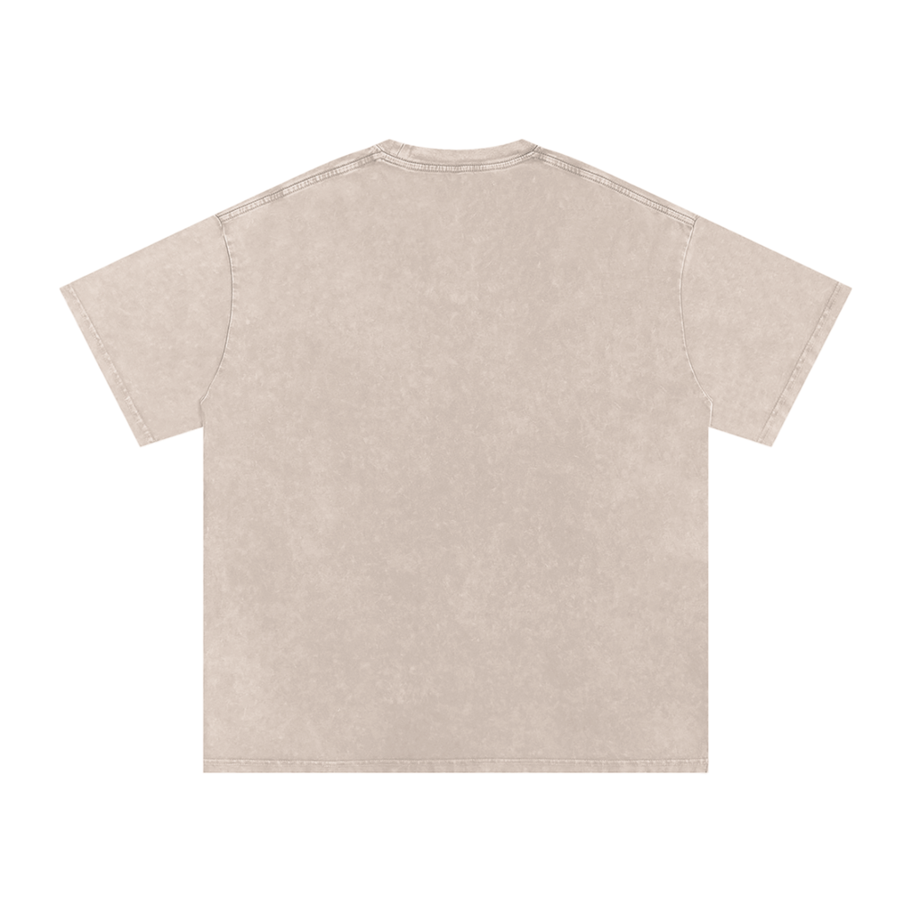 DNB Unisex Snow Washed Oversized Crew Neck