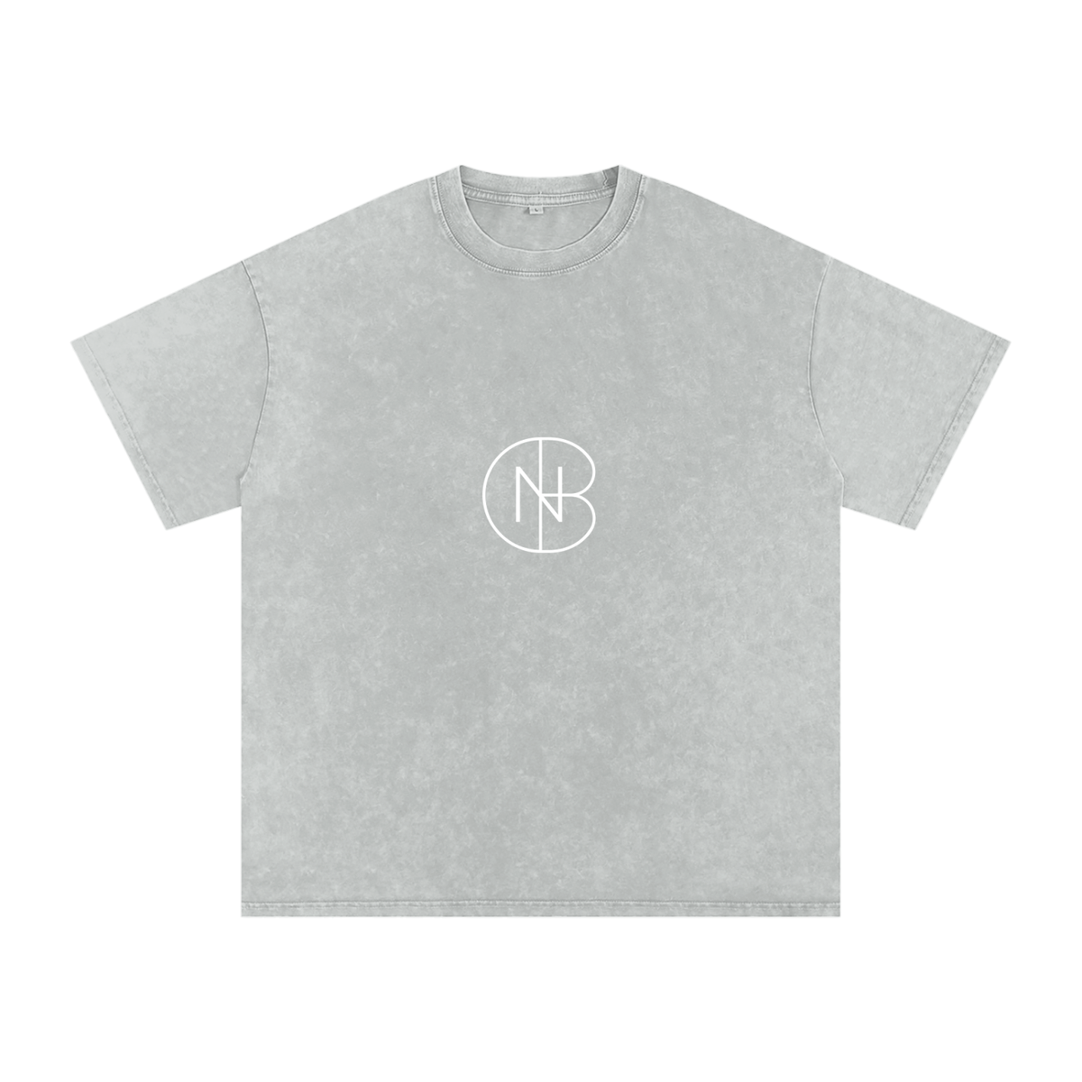 DNB Unisex Snow Washed Oversized Crew Neck