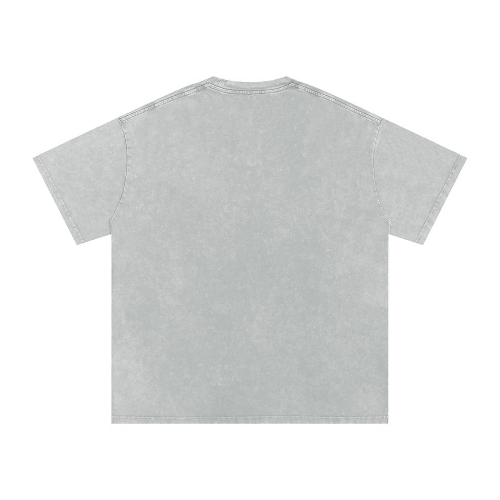 DNB Unisex Snow Washed Oversized Crew Neck