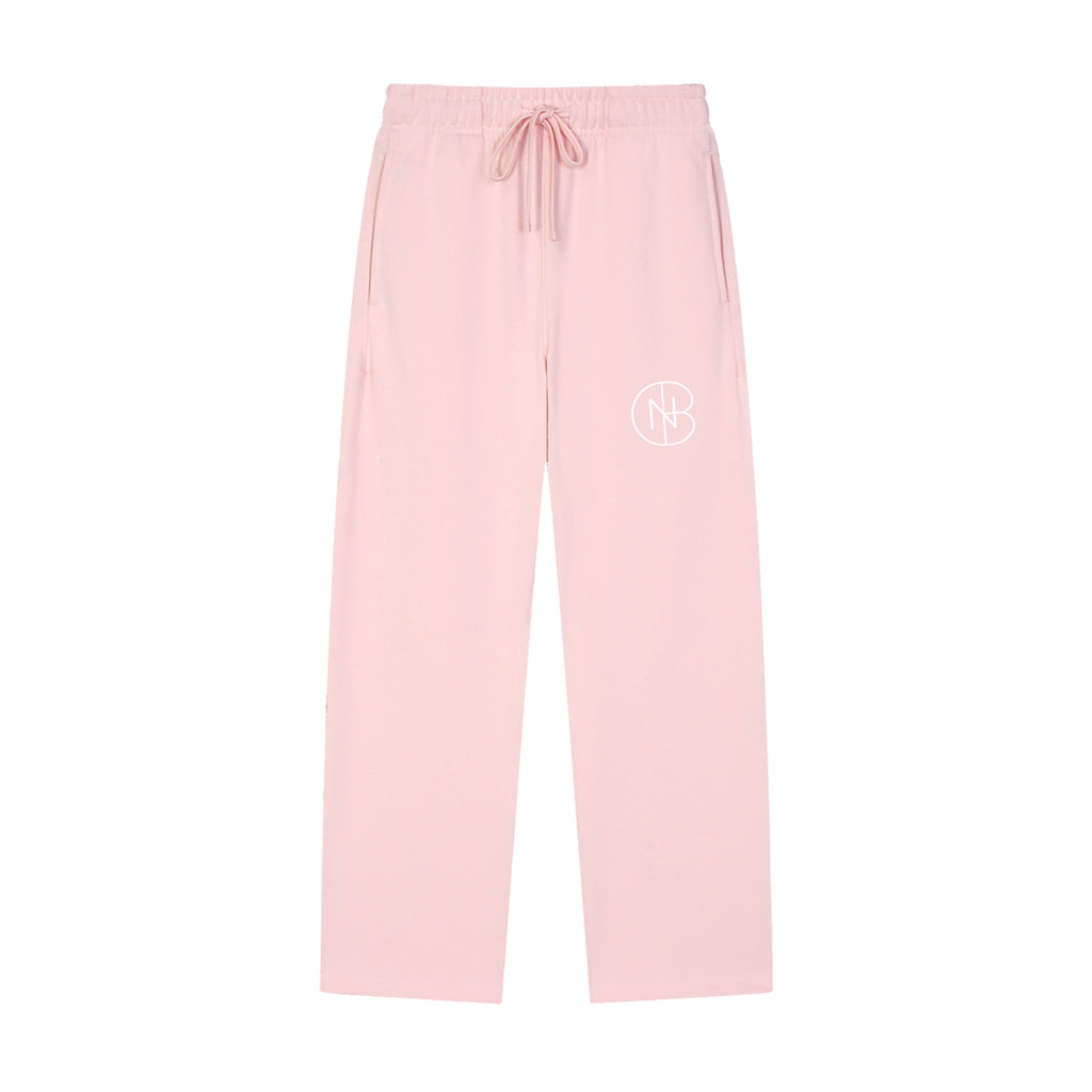 DNB Unisex Solid Color Straight-Leg Sweatpants
