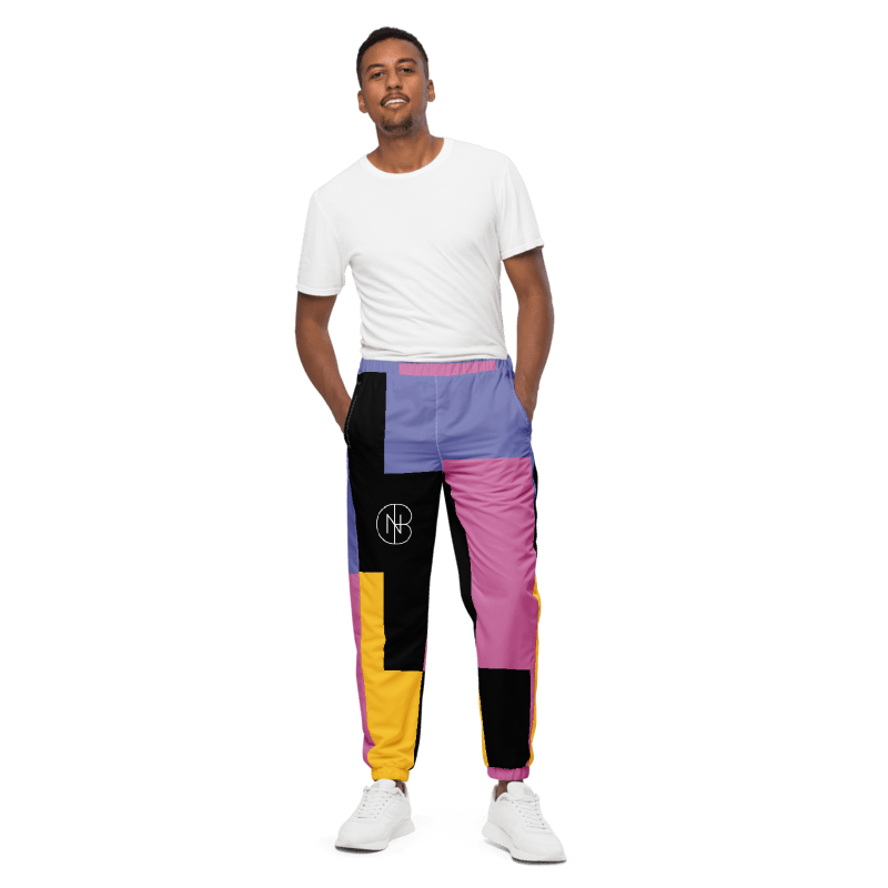 DNB Unisex Vibrant Color Block Joggers