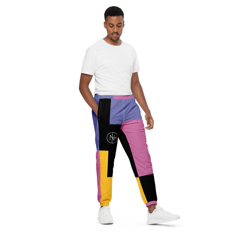 DNB Unisex Vibrant Color Block Joggers