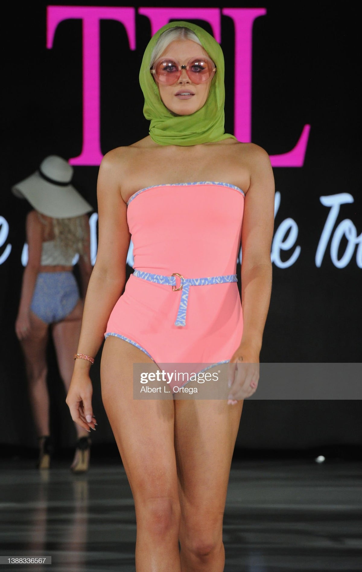 DNB's Lime Green Vintage Headscarf