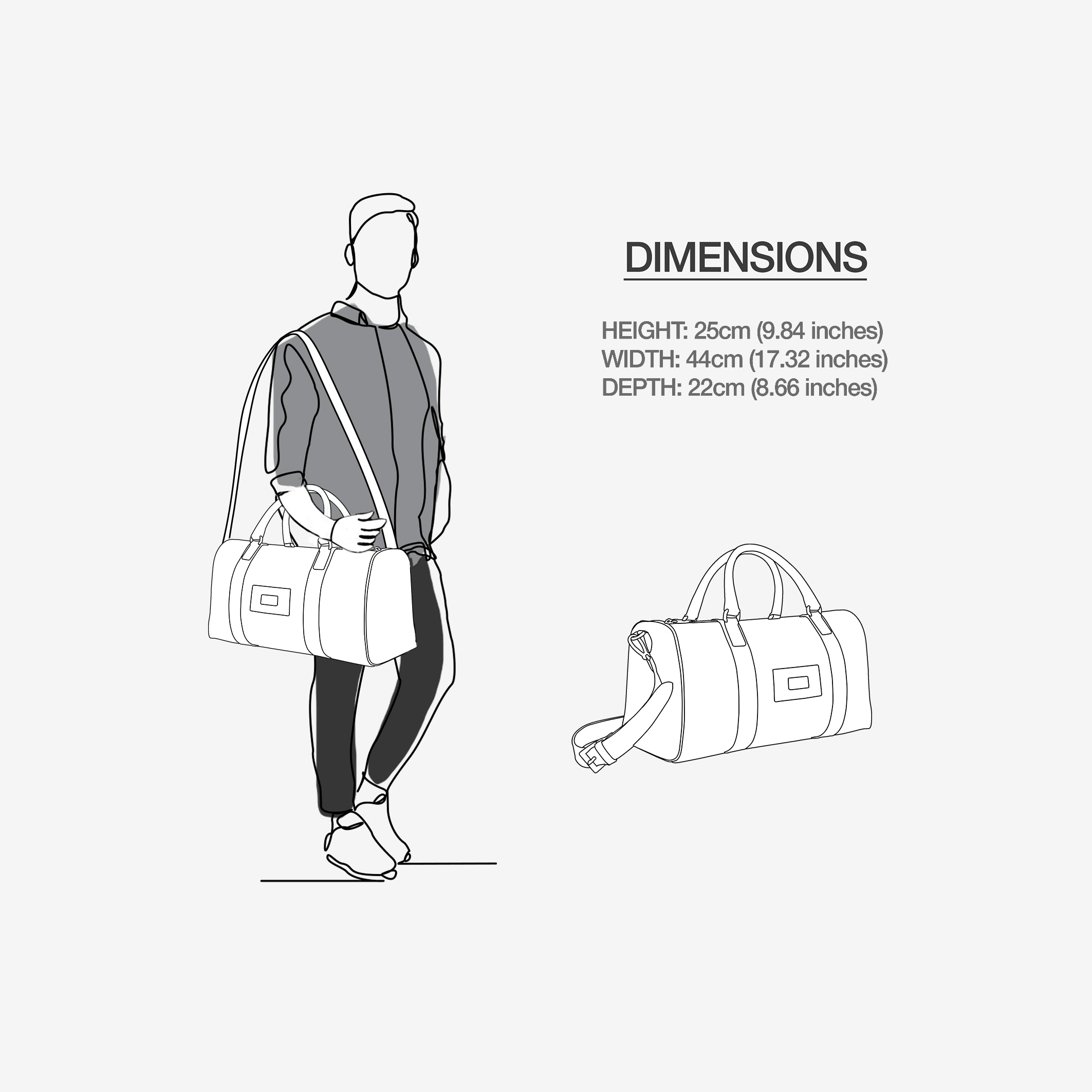 DNB large duffel bag